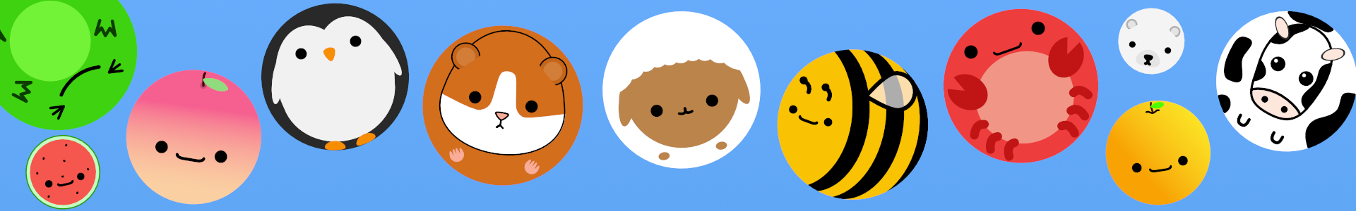 Flip Shapes characters